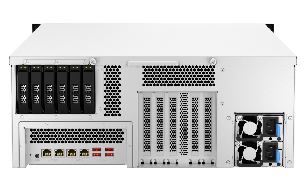 QNAP TS-h3087XU-RP-E2378-64G 30-bay Rack