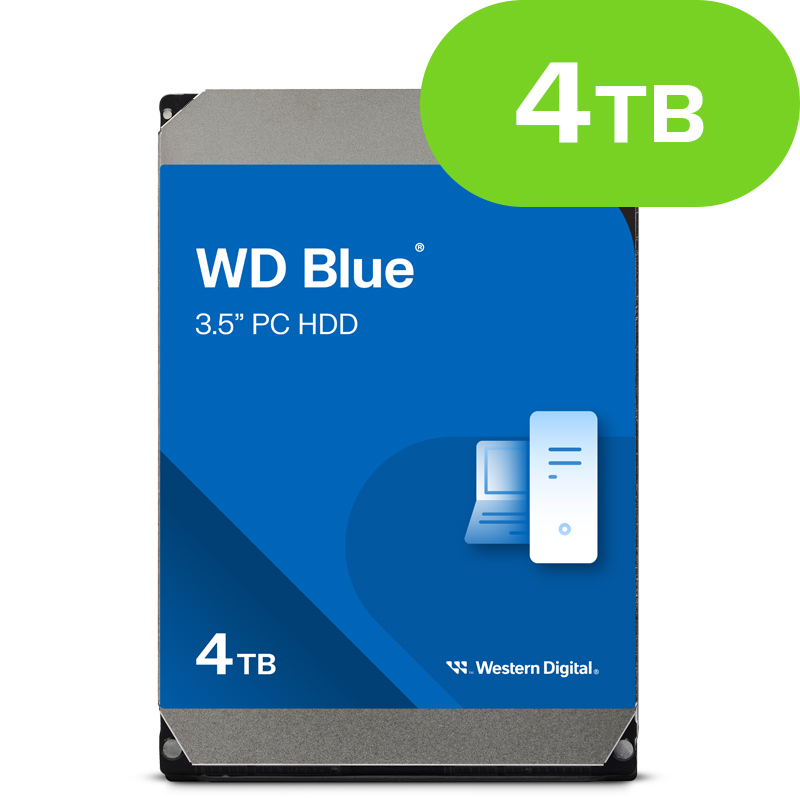 4TB Western Digital BLUE HDD WD40EZZX