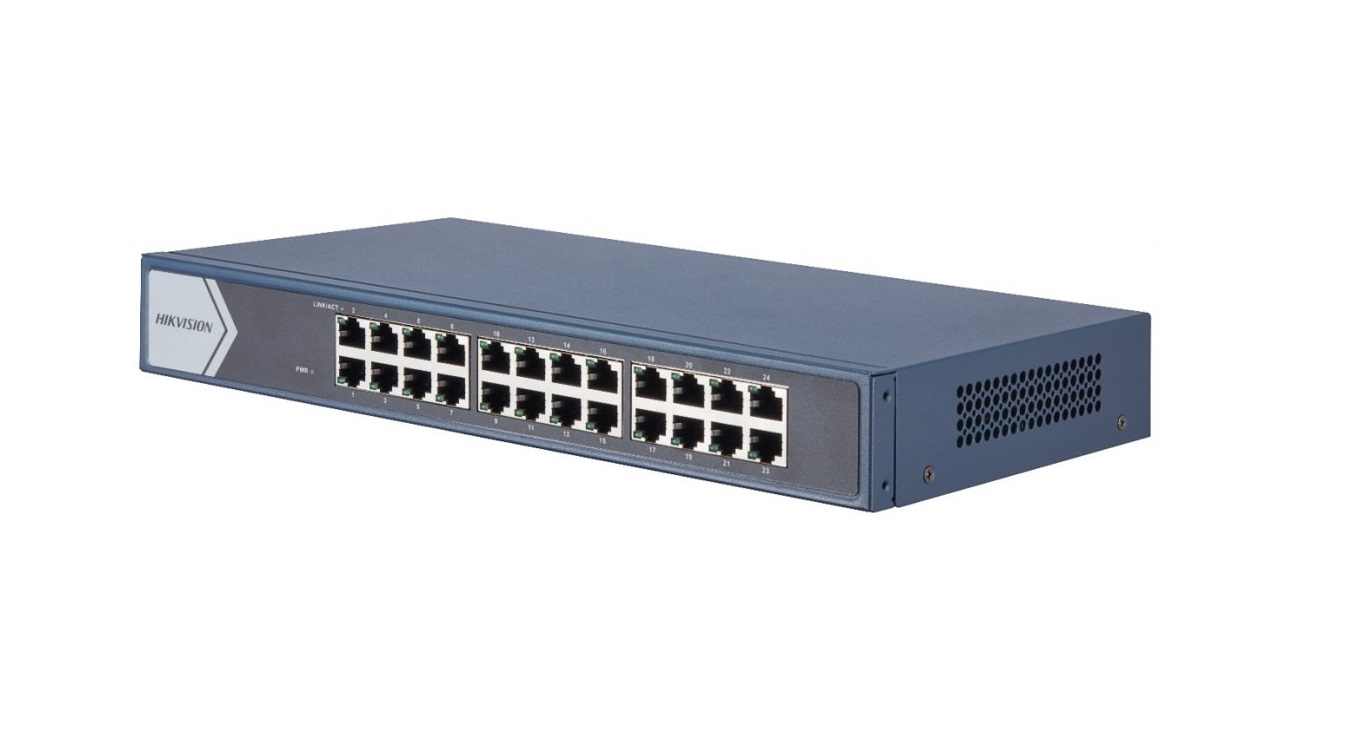 Hikvision DS-3E0524-E(B) 24 Port Gigabit Unmanaged Switch