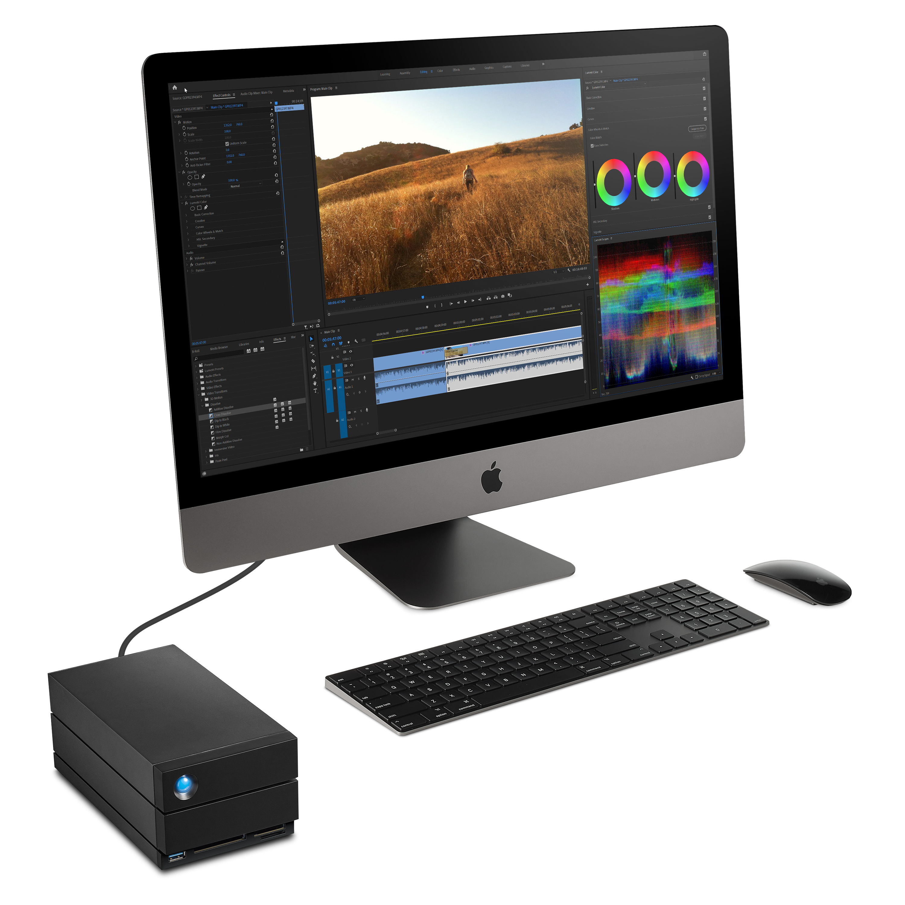 48TB LaCie 2big Dock v2 Thunderbolt 3 STLG48000400