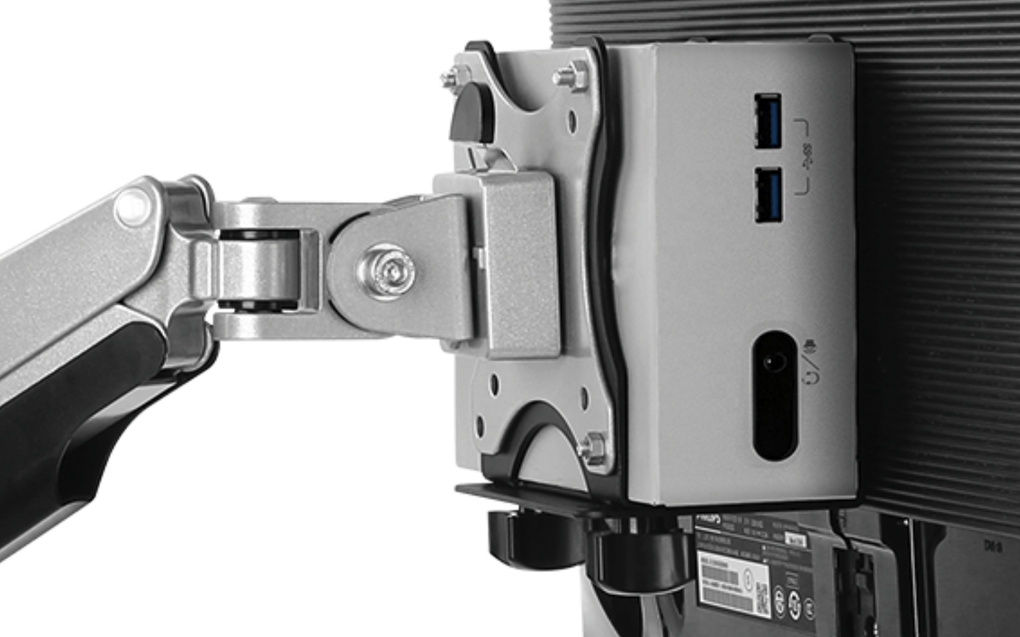 ICY BOX miniPC holder with VESA  75x75/100x100 support IB-MSA102-VM