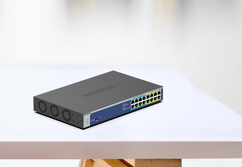 Netgear 8x1G PoE+ + 8x1G PoE++ unmanaged switch GS516UP-100EUS