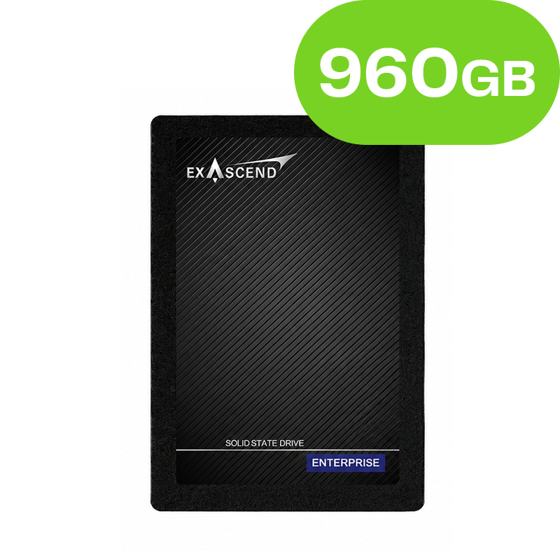 960GB Exascend PE4 NAND Flash SSD Enterprise NVMe PCIe Gen4x4 U.2 3D TLC