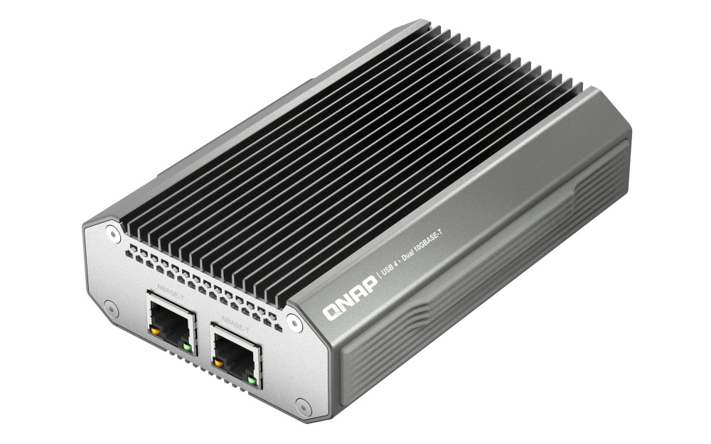 QNAP USB 4 Type-C to 2x10GBASE-T Network Adapter