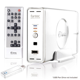 Fantec MM-UH35US Mediaspeler wit