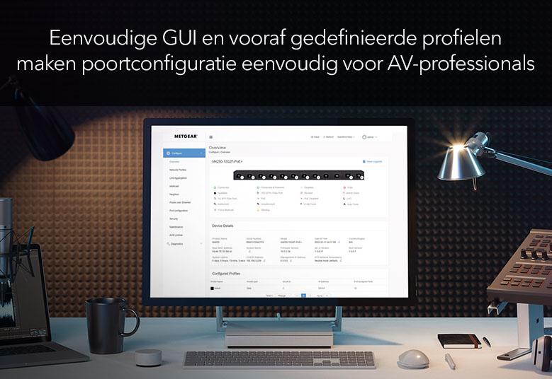 Netgear L3 8x1G PoE+ + 1x1G + 1xSFP managed switch M4250-9G1F-PoE+ GSM4210PD-100EUS