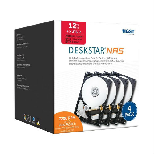 3TB HGST Deskstar NAS 4Pack
