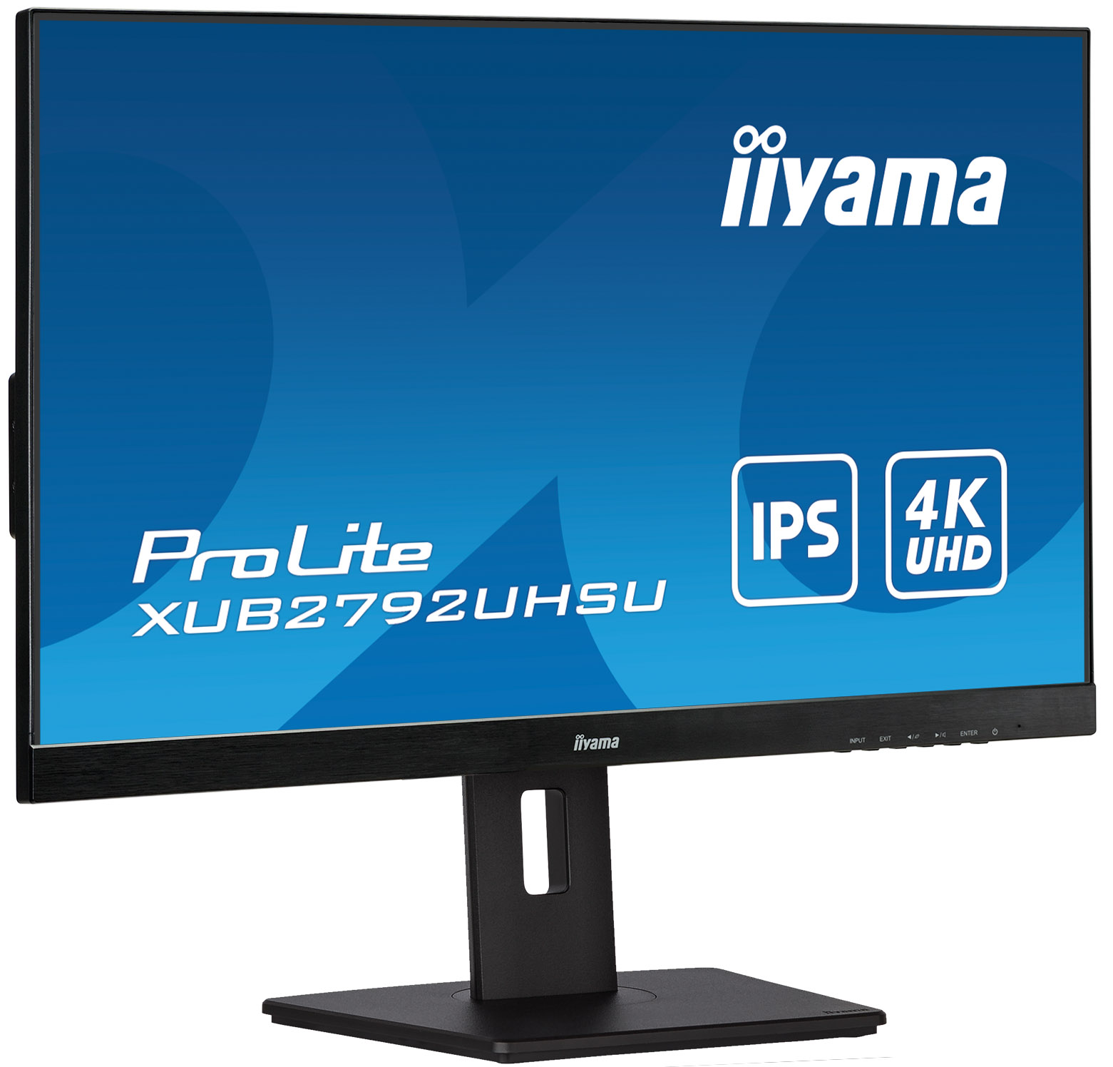 iiyama ProLite XUB2792UHSU-B5 27” Ultra slim design IPS 4K zwart monitor