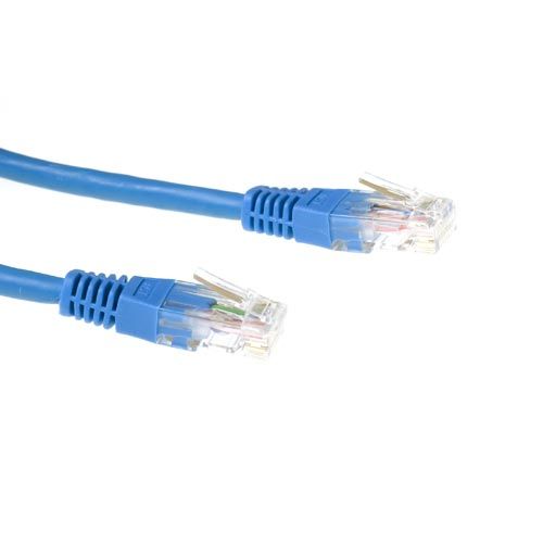 ACT U/UTP 0.50 meter CAT6 patch cable blue