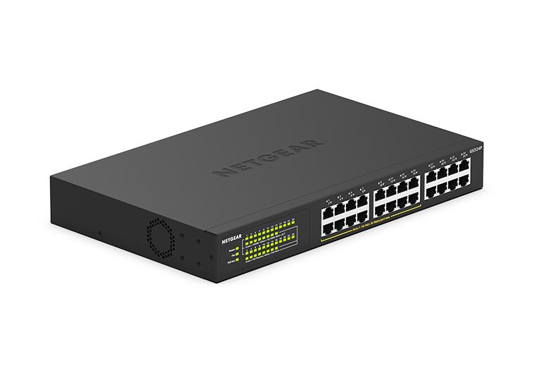 Netgear 16 port PoE+ (190 W) Unmanaged Switch GS324P-100EUS