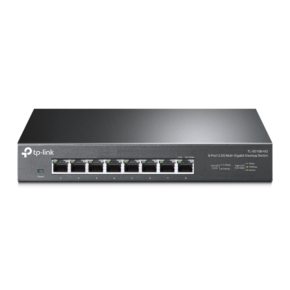 TP-Link 8-Port 2.5G Multi-Gigabit Desktop Switch TL-SG108-M2