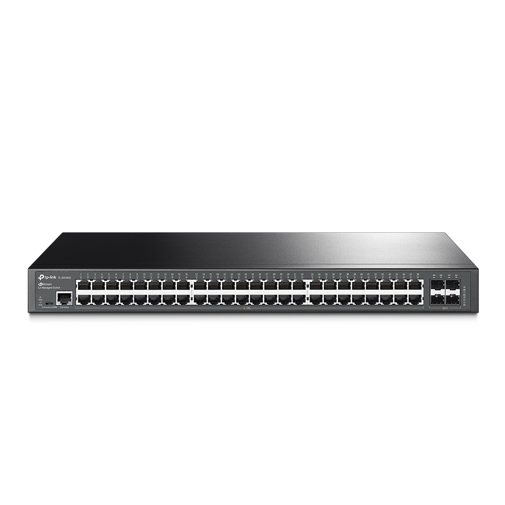 TP-Link JetStream 48-Port poE Managed Switch TL-SG3452