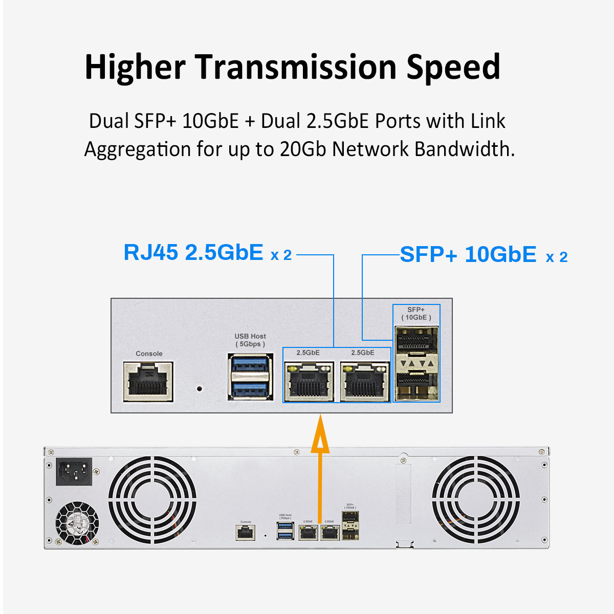 TerraMaster U8-450 8-bay Enterprise NAS 