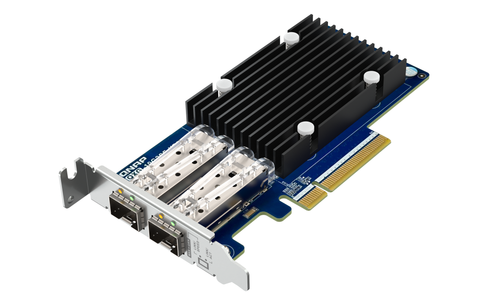 QNAP LAN Card 2x 10GbE SFP+ PCIe netwerkkaart QXG-10G2SF-X710