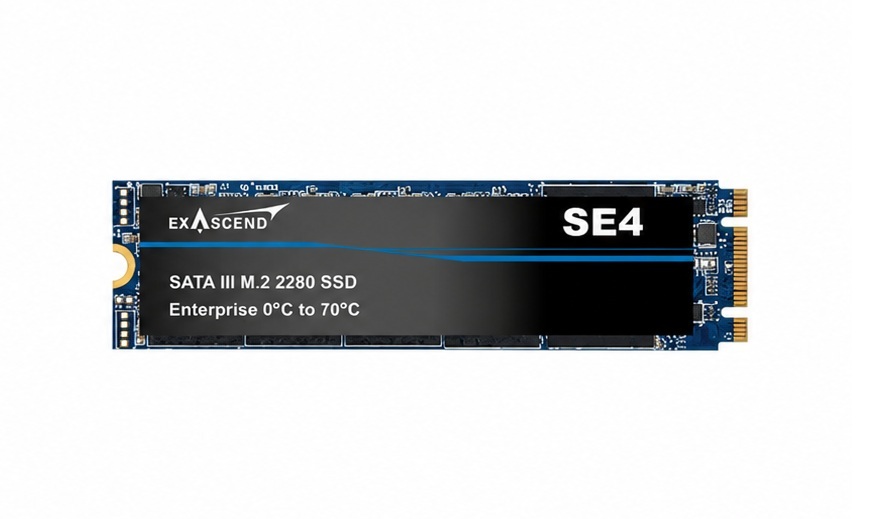 480GB Exascend SE4 NAND Flash SSD Enterprise SATA3 M.2 2280 3D TLC