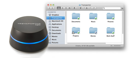 Drobo Transporter Sync