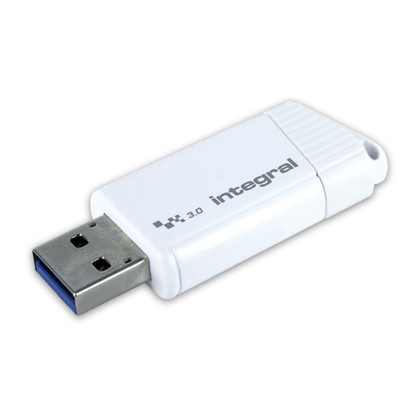128GB Integral Turbo USB3.1 Gen 1 (USB3.0) Flash Drive INFD128GBTURBWH3.0