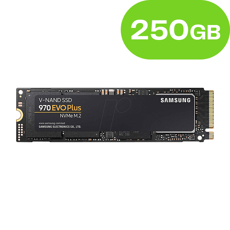 250GB Samsung 970 EVO Plus NVMe M.2 SSD MZ-V7S250BW