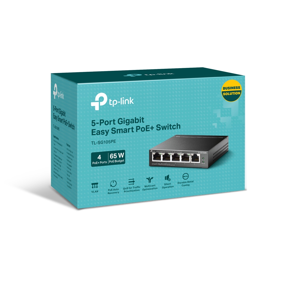TP-Link Gigabit Easy Smartswitch TL-SG105PE