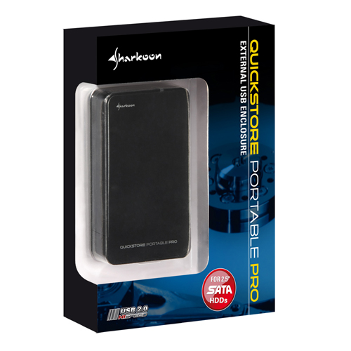 Sharkoon Quickstore Portable Pro Zwart
