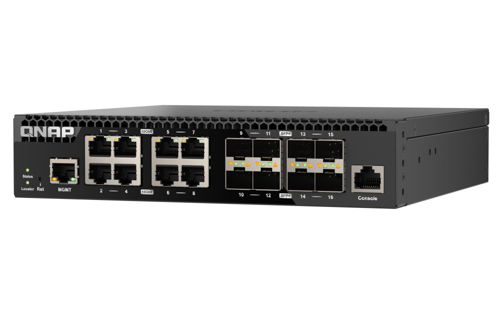QNAP QSW-M3216R-8S8T 10GbE Layer 2 Web Managed Switch