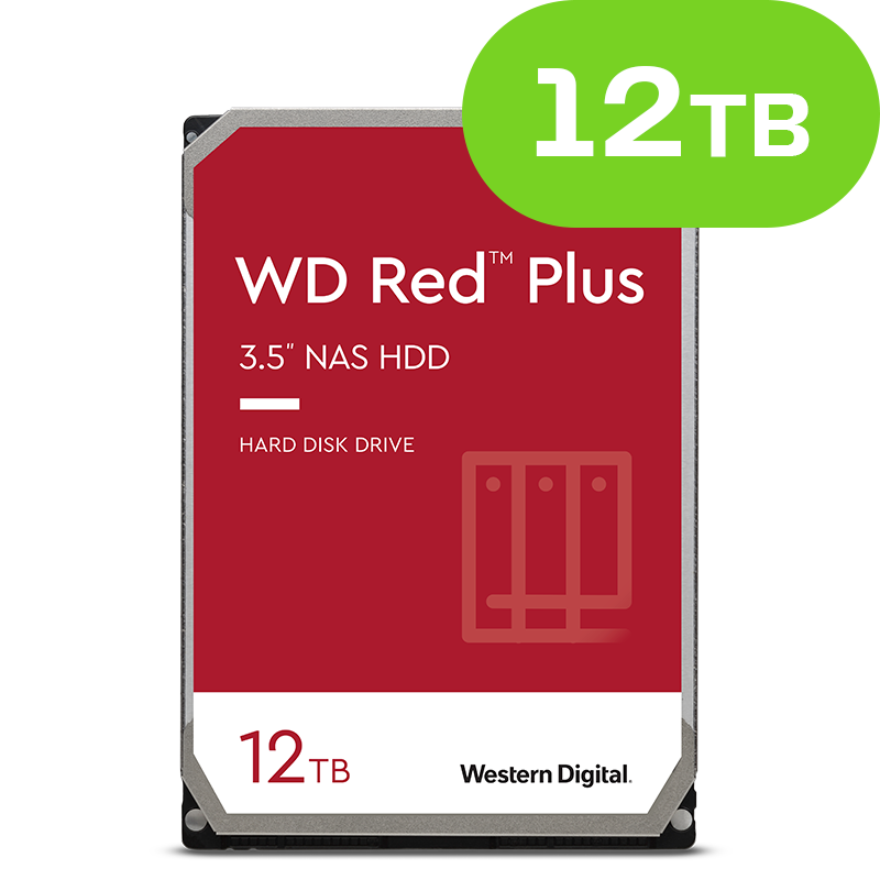 12TB WD RED Plus NAS WD120EFBX