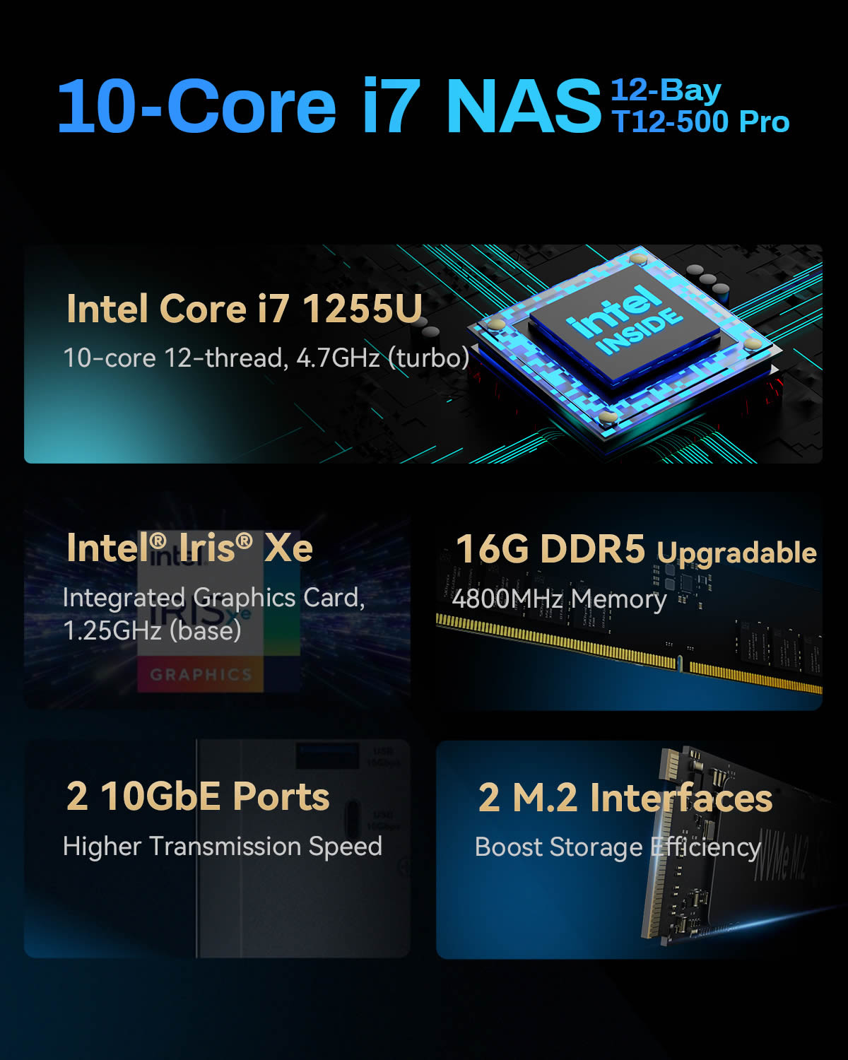 TerraMaster T12-500 Pro SMB NAS 12-Bay 