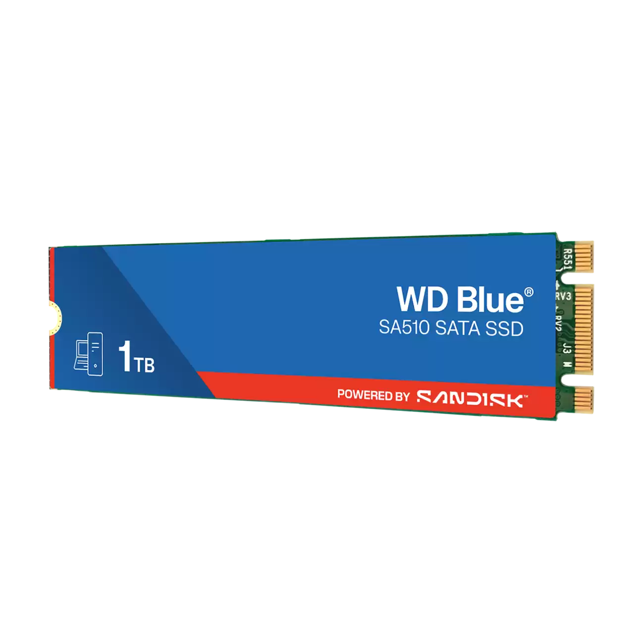 1TB WD Blue SA510 SATA M.2 2280 SSD WDS100T3B0B