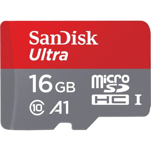 16GB SanDisk MicroSDHC Ultra Class 10 SDSQUAR-016G-GN6IA