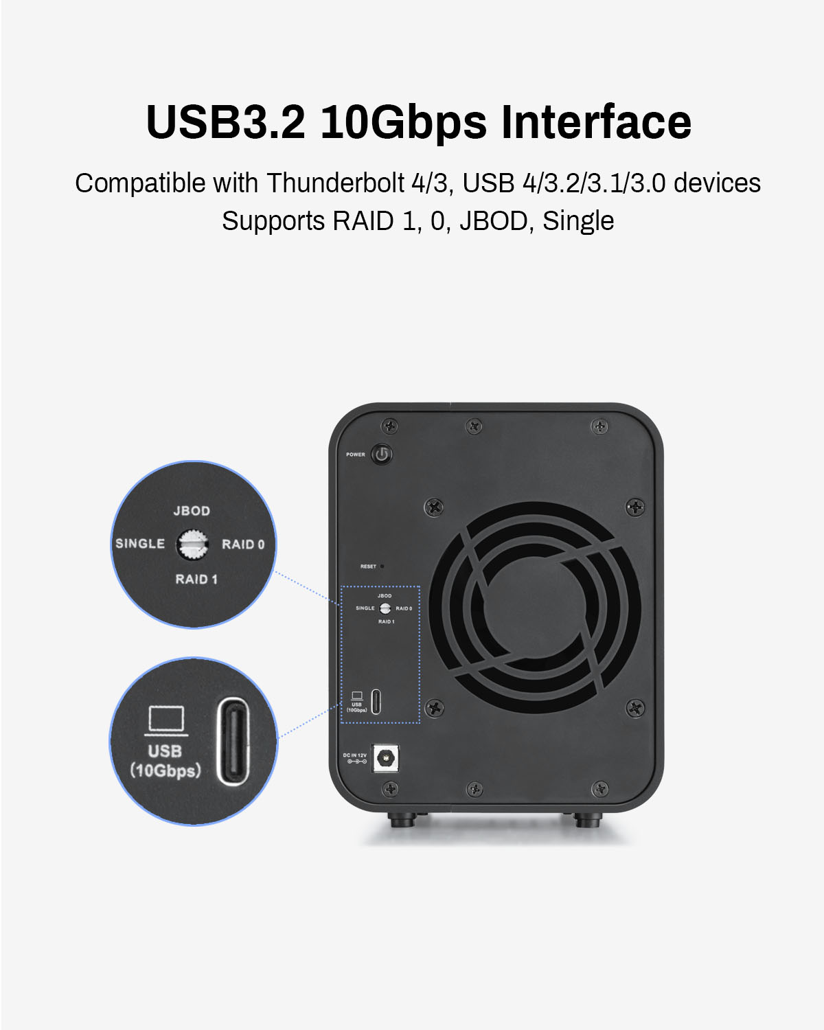 TerraMaster D2-320 USB DAS 2-bay 