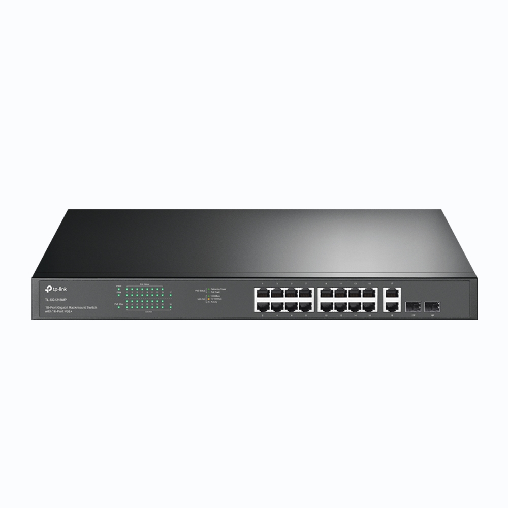 TP-Link 18-Port Gigabit Rackmount  Switch TL-SG1218MP