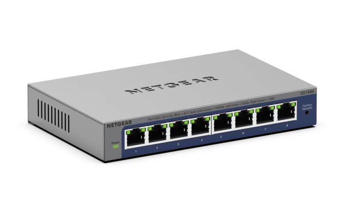 Netgear 8PT ProSafe Gigabit Plus Switch GS108E-400PES