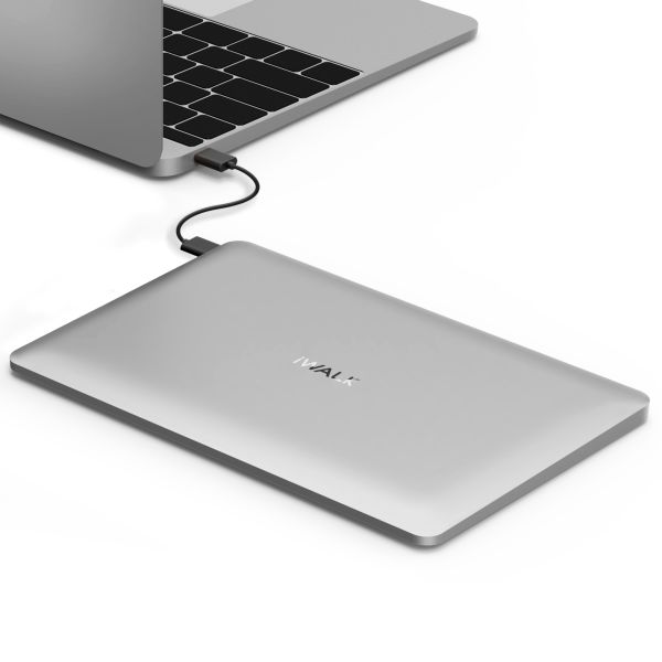iWalk Chic 20000mAh Quickcharge Backup Batterij Zilver