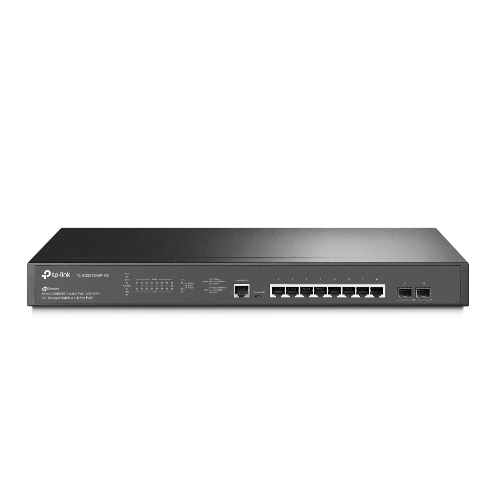 TP-Link JetStream 8-Port poE Managed Switch TL-SG3210XHP-M2