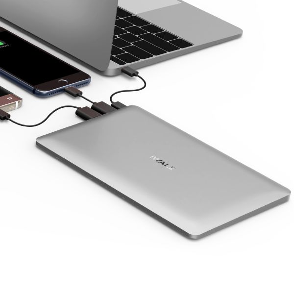 iWalk Chic 20000mAh Quickcharge Backup Batterij Zilver