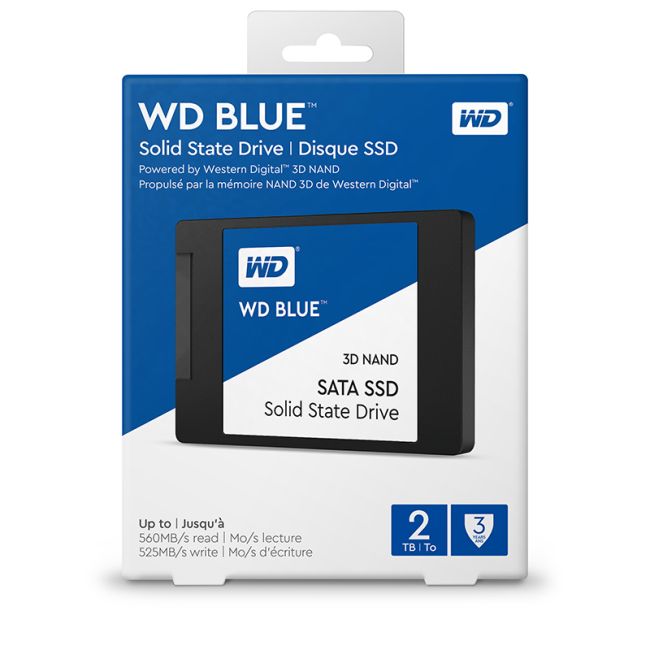 2TB WD Blue 2.5 inch SATA SSD WDS200T2B0A