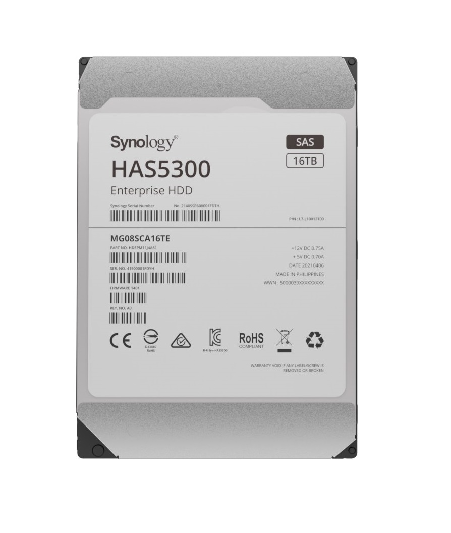 16TB Synology SAS Enterprise HAS5300-16T