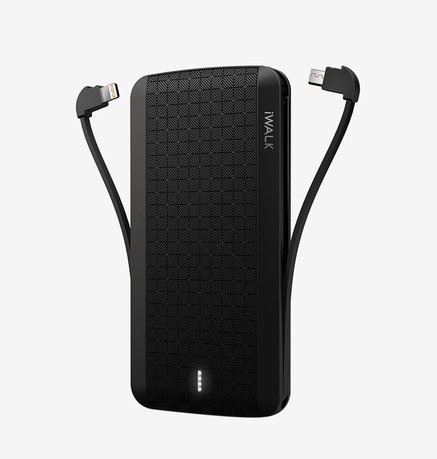 iWalk Scorpion 8000mAh Powerbank Zwart