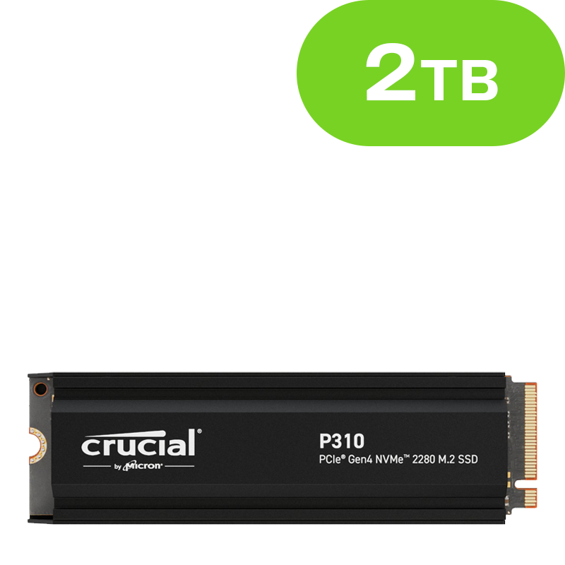 2TB Crucial SSD P310 M.2 2280 PCIe 4.0x4 NVMe