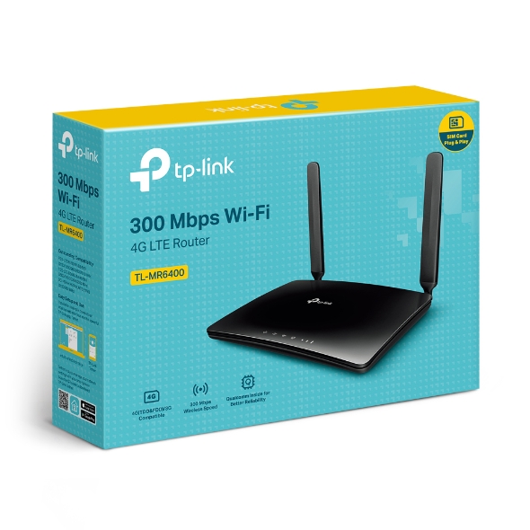 TP-Link 300Mbps Wireless N 4G LTE Router TL-MR6400