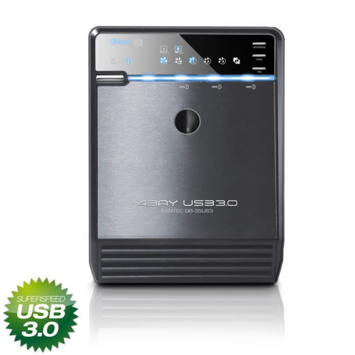 Fantec QB-35US3 Zwart