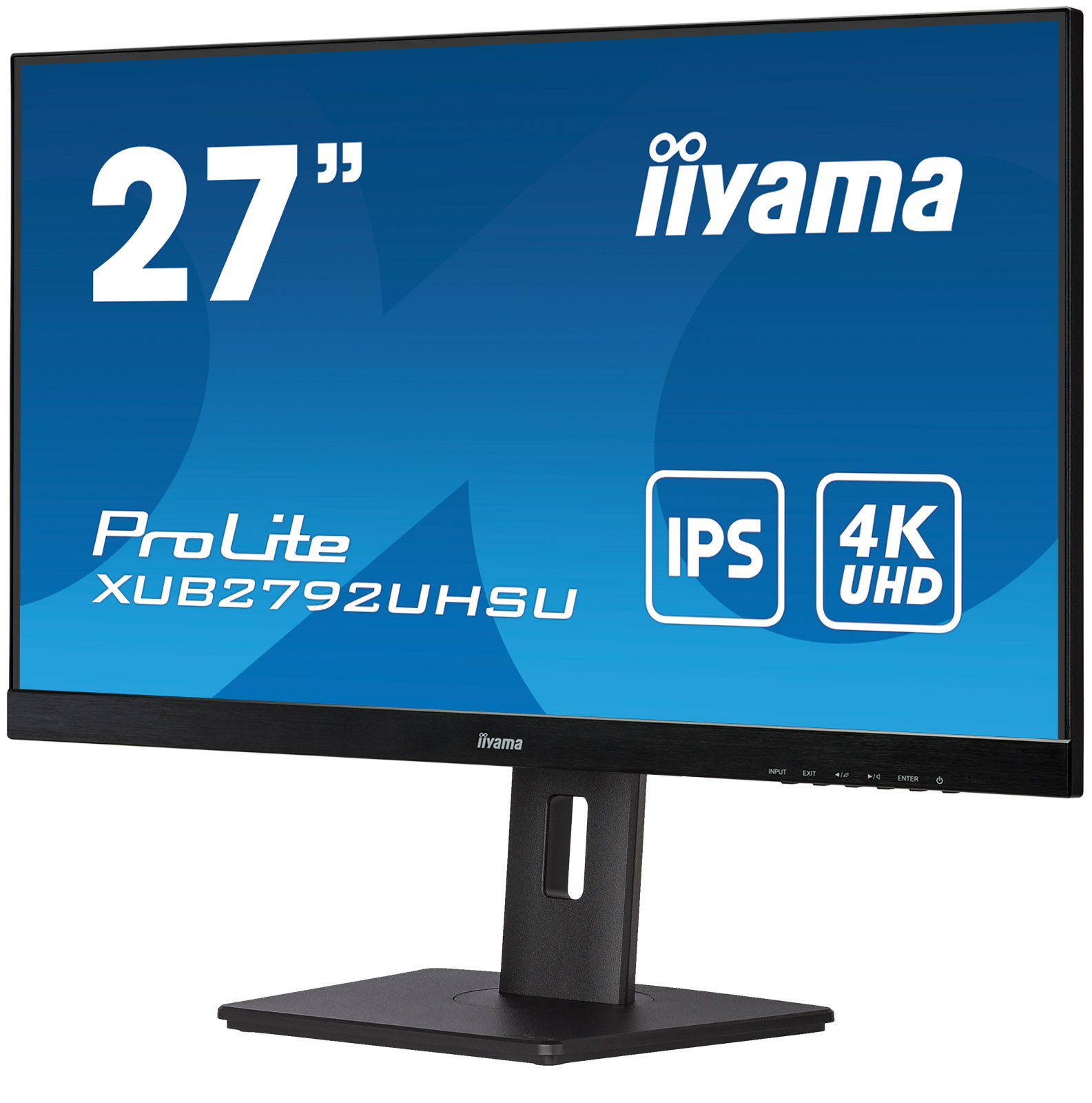 iiyama ProLite XUB2792UHSU-B5 27” Ultra slim design IPS 4K zwart monitor