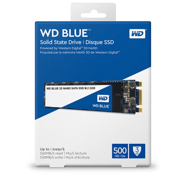 500GB WD Blue M.2 2280 (G2) SSD WDS500G2B0B