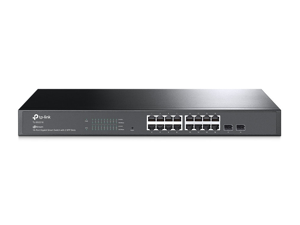 TP-LINK 16-Port Gigabit Smart Switch TL-SG2218