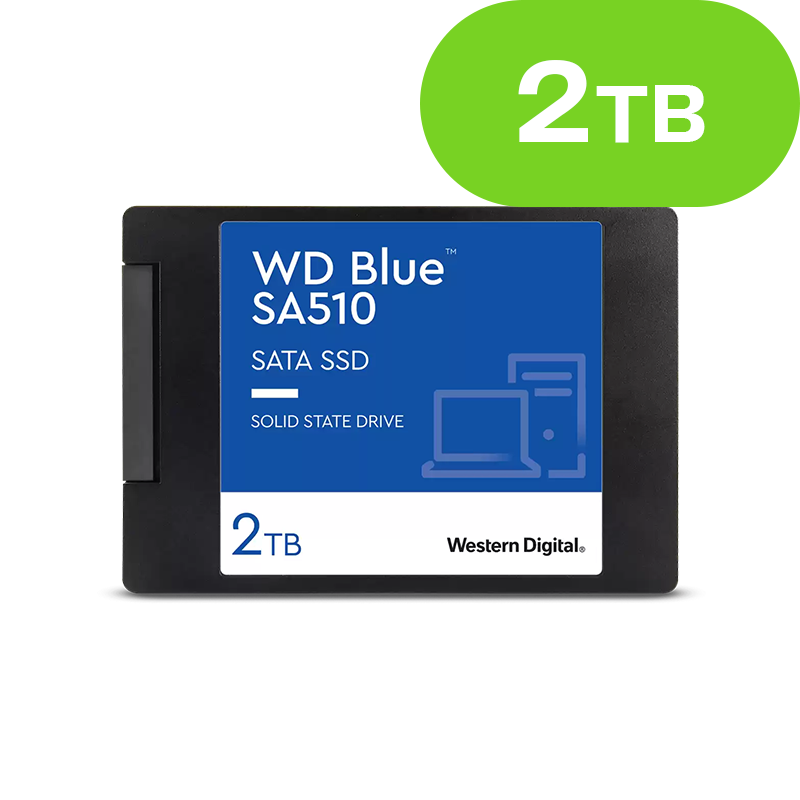 2TB WD Blue SA510 SATA M.2 2280 SSD WDS200T3B0A