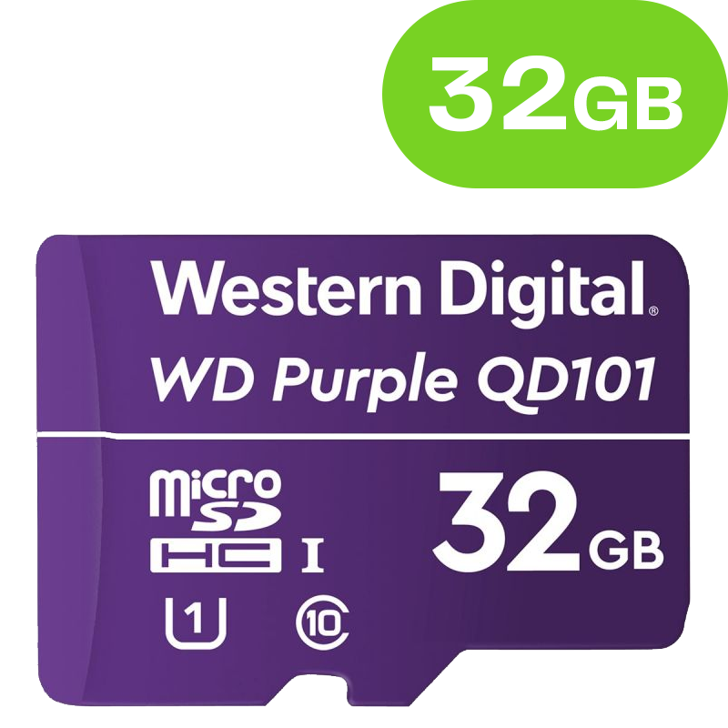 32GB Western Digitial Purple Surveillance microSDHC