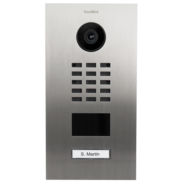 DoorBird IP Video Door Station D2101V (In-wall/surface-mounted housing and power supply not included)