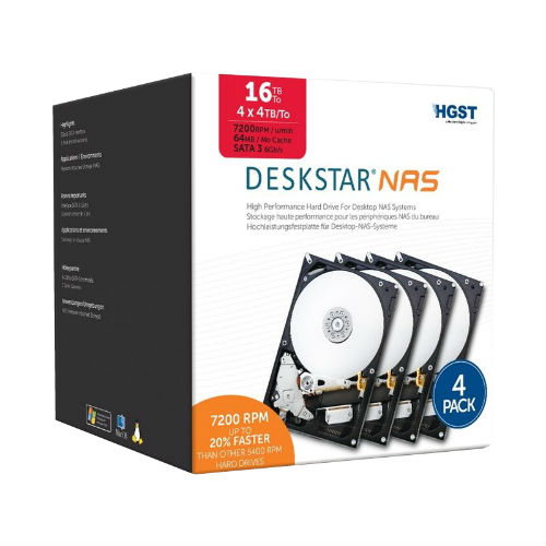 4TB HGST Deskstar NAS 4Pack