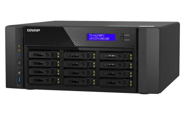 QNAP TS-h1290FX-7302P-128G 12-bay Tower