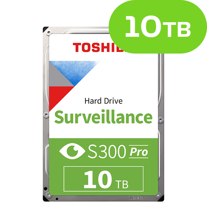 10TB Toshiba S300 Pro Surveillance HDWT31AUZSVA